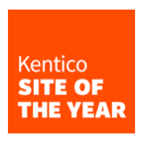 Kentico site of the year logo