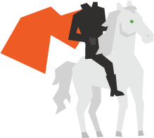Kentico Cloud headless horseman logo